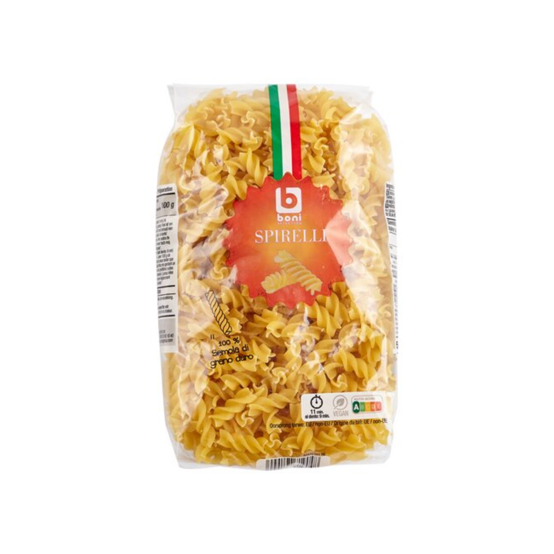 Boni Selection Spirelli, volkoren, 500g