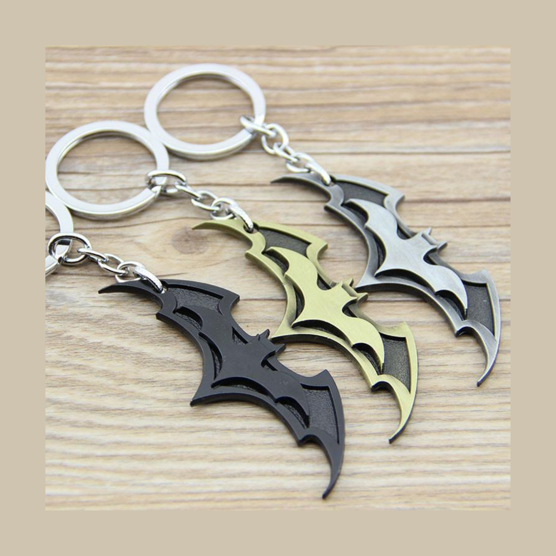 Bat Metal keychain for man Bag Key Holder Charm Hanging Pendant Car Key chain