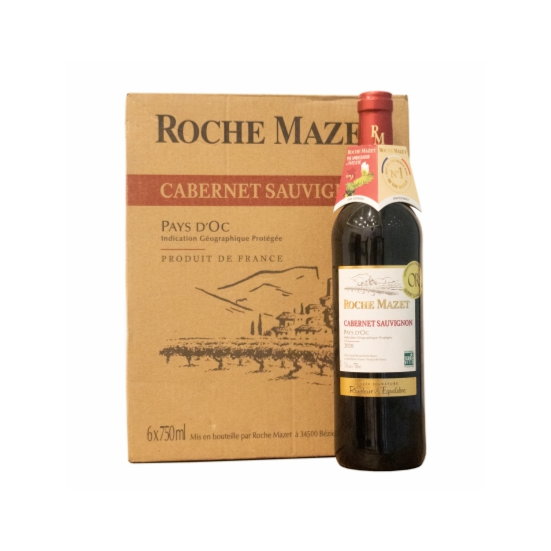 ROCHE MAZET WINE BOTTLE - 75cl