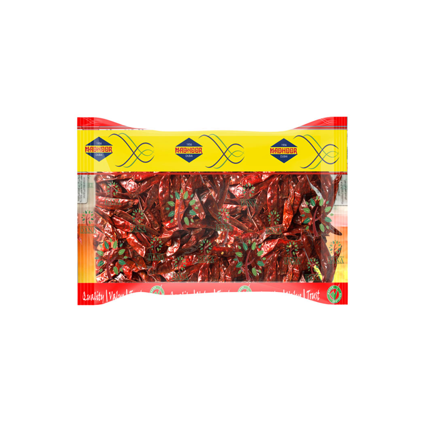 Madhoor Dried Chilli Long, 100g