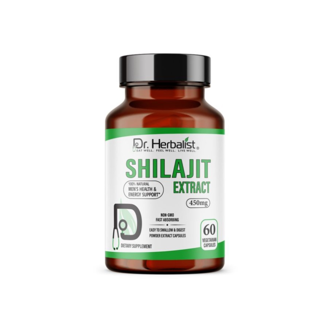 Dr Herbalist Shilajit Extract 450mg 60 Capsules