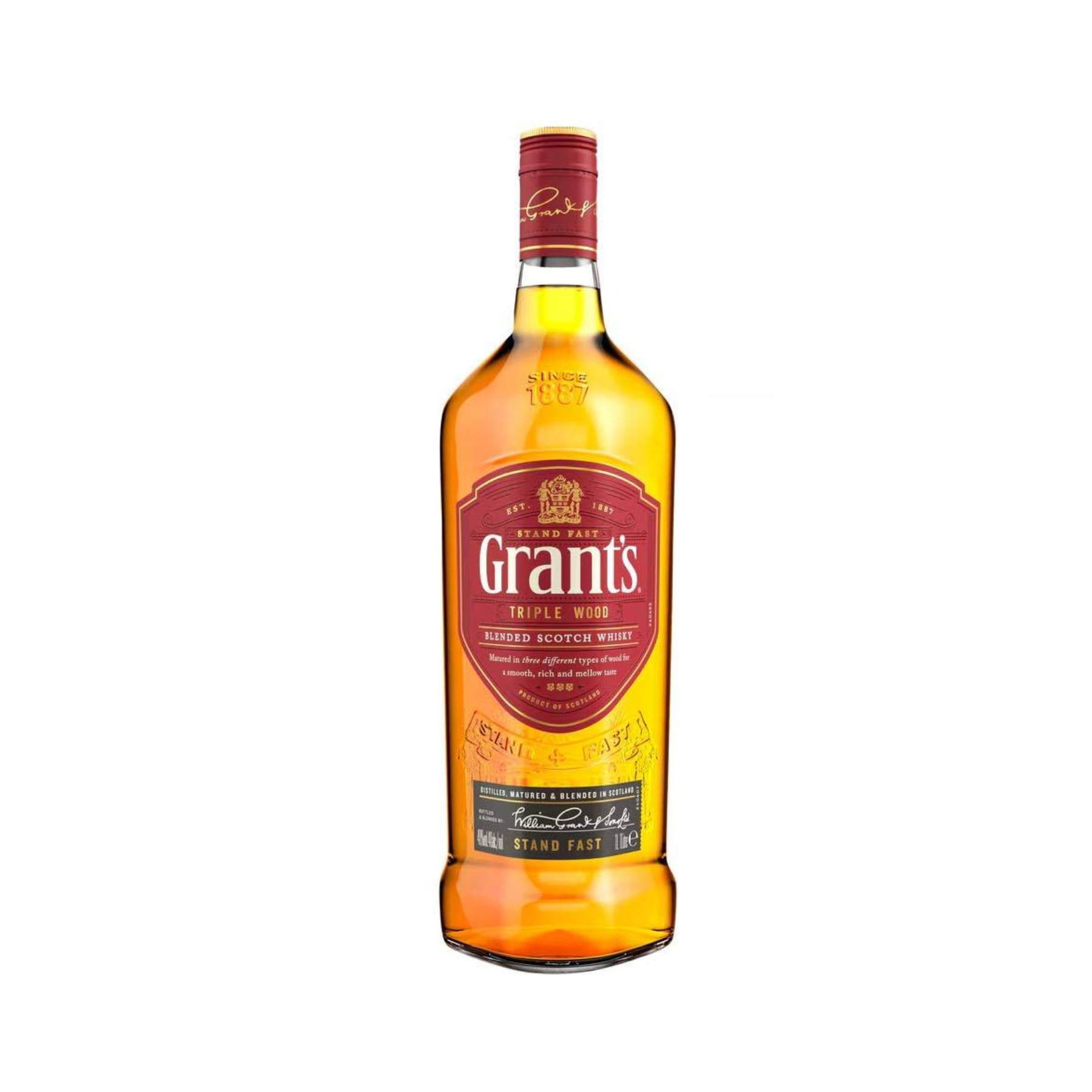 GRANTS TRIPLE WOOD BLENDED SCOTCH WHISKY 1L