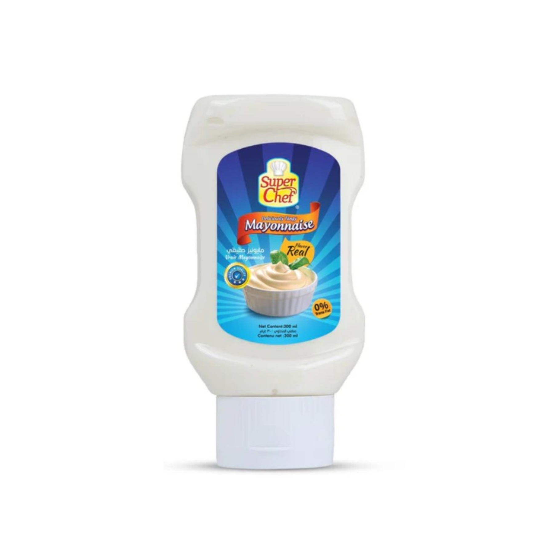 Super Chef Delicious Tangy Mayonnaise Flavor Real, 300ml