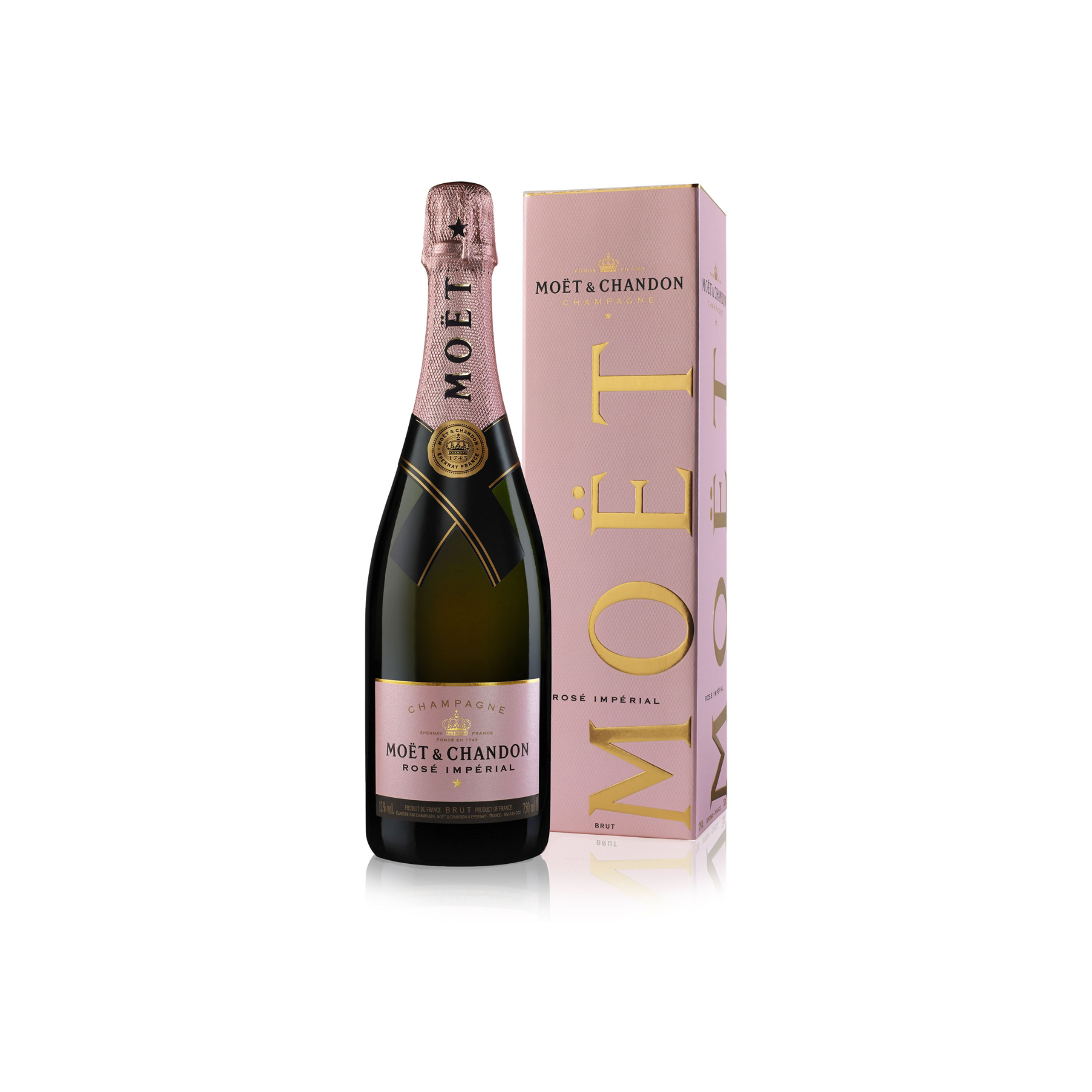 MOET ROSE CHAMPAGNE BOTTLE - 75cl