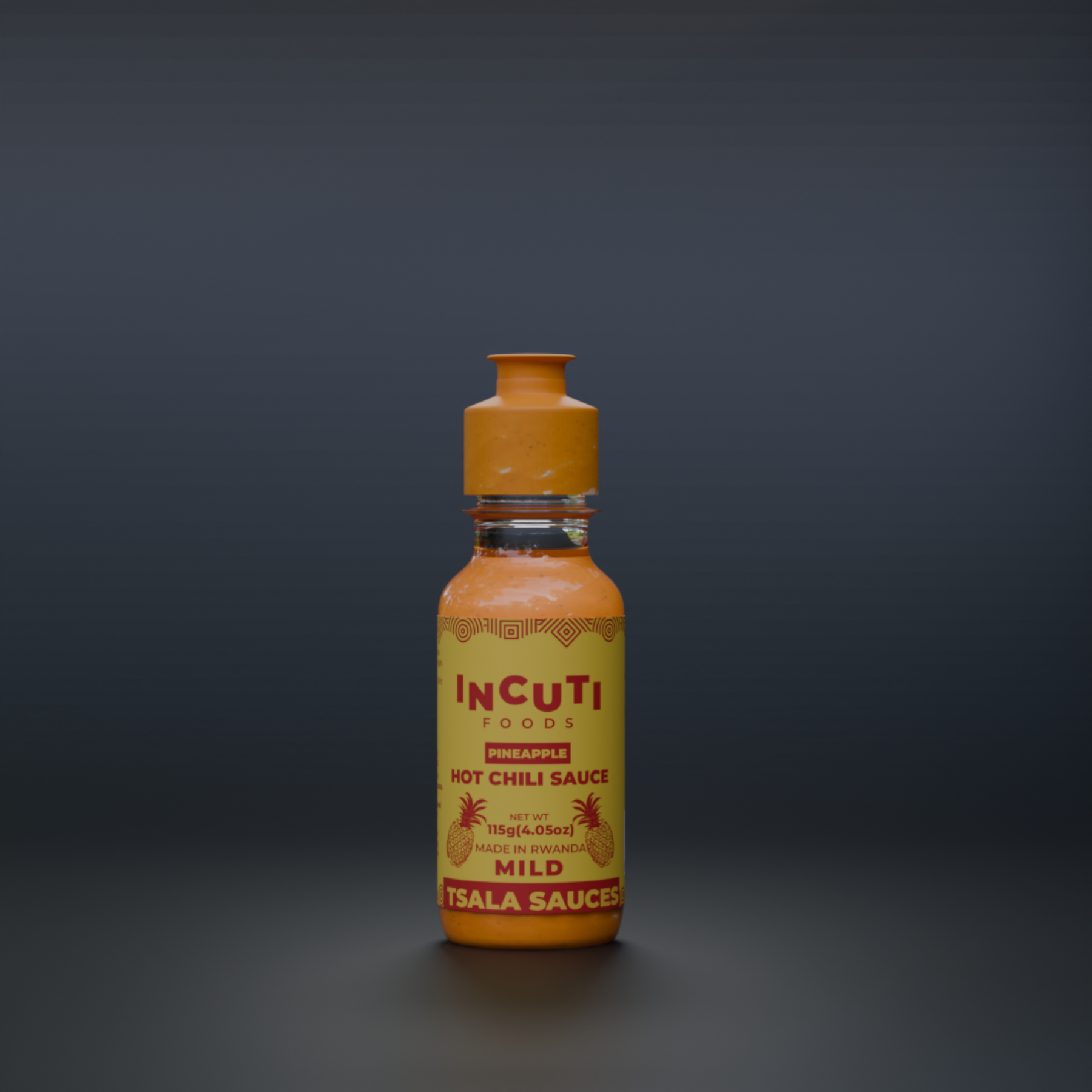 INCUTI FOODS PINEAPPLE HOT CHILI SAUCE, 60g