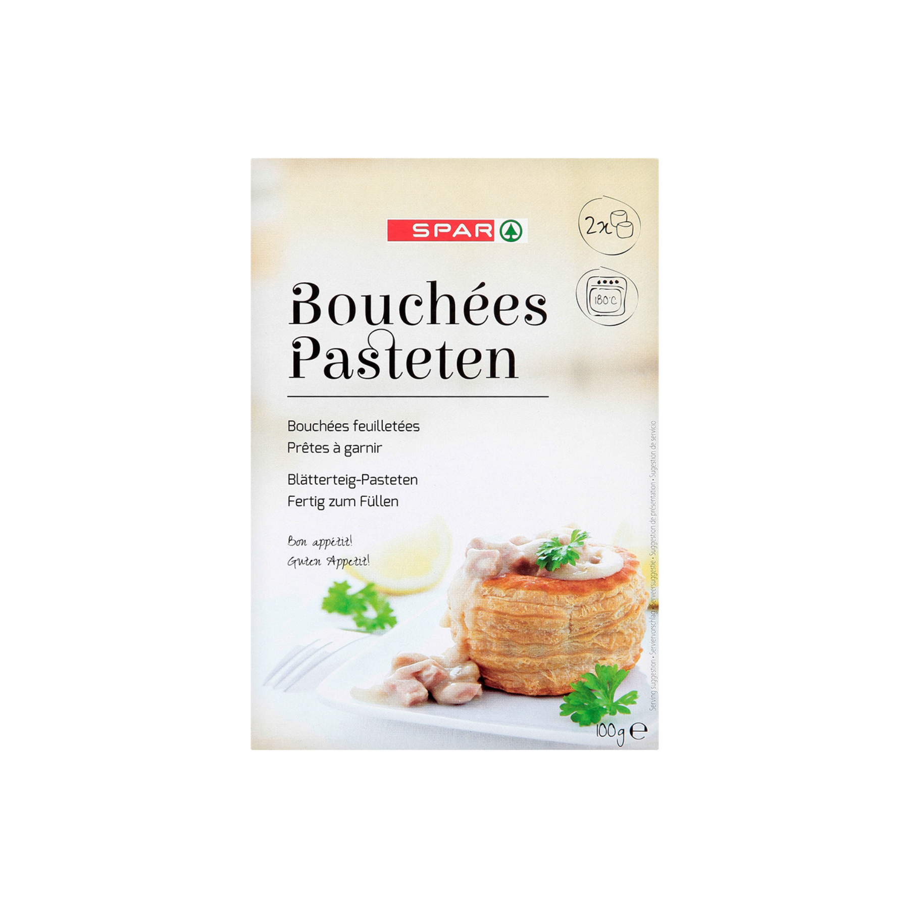 Spar Bouchees Pasteten 100g