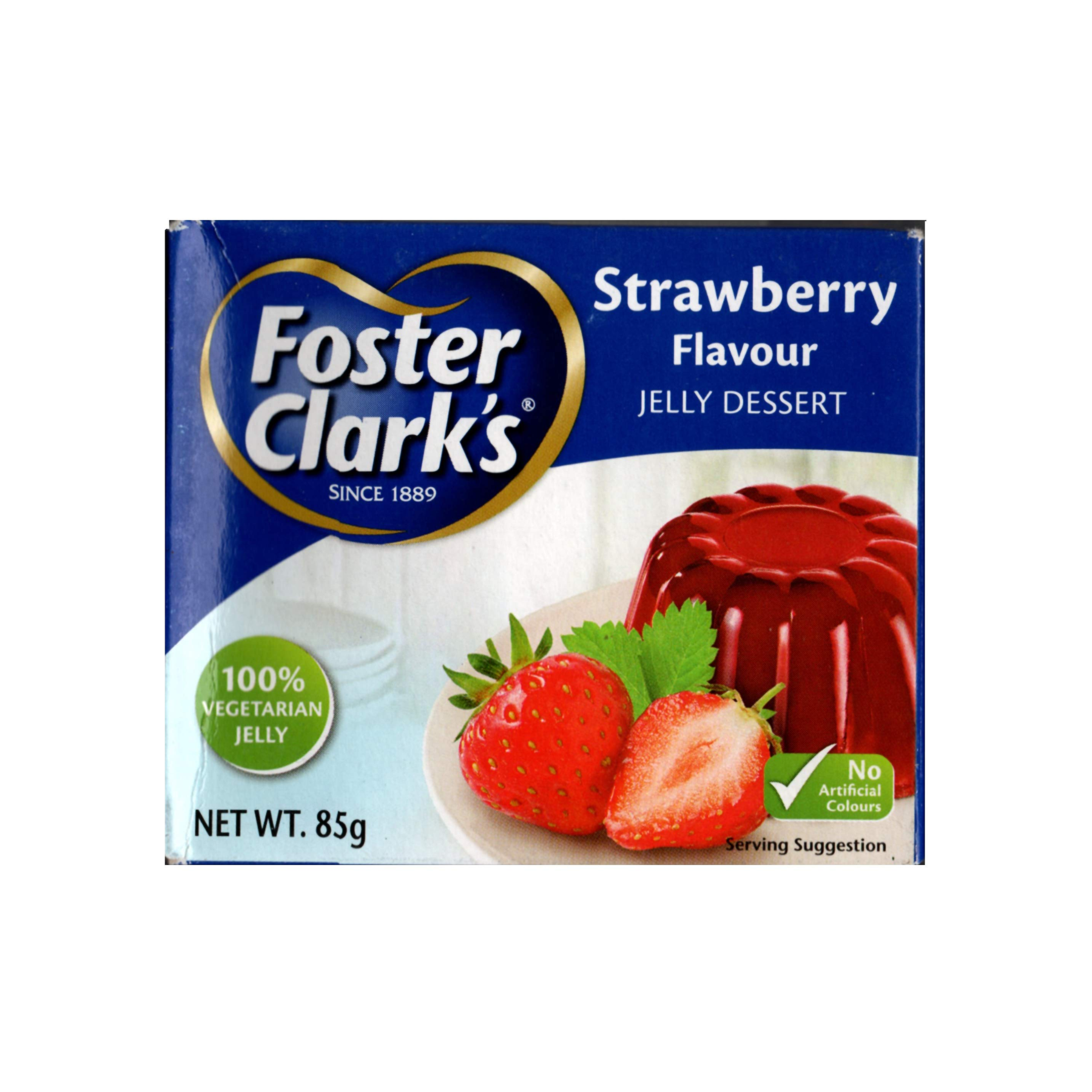 Foster Clark's Strawberry Flavour Jelly dessert 85g