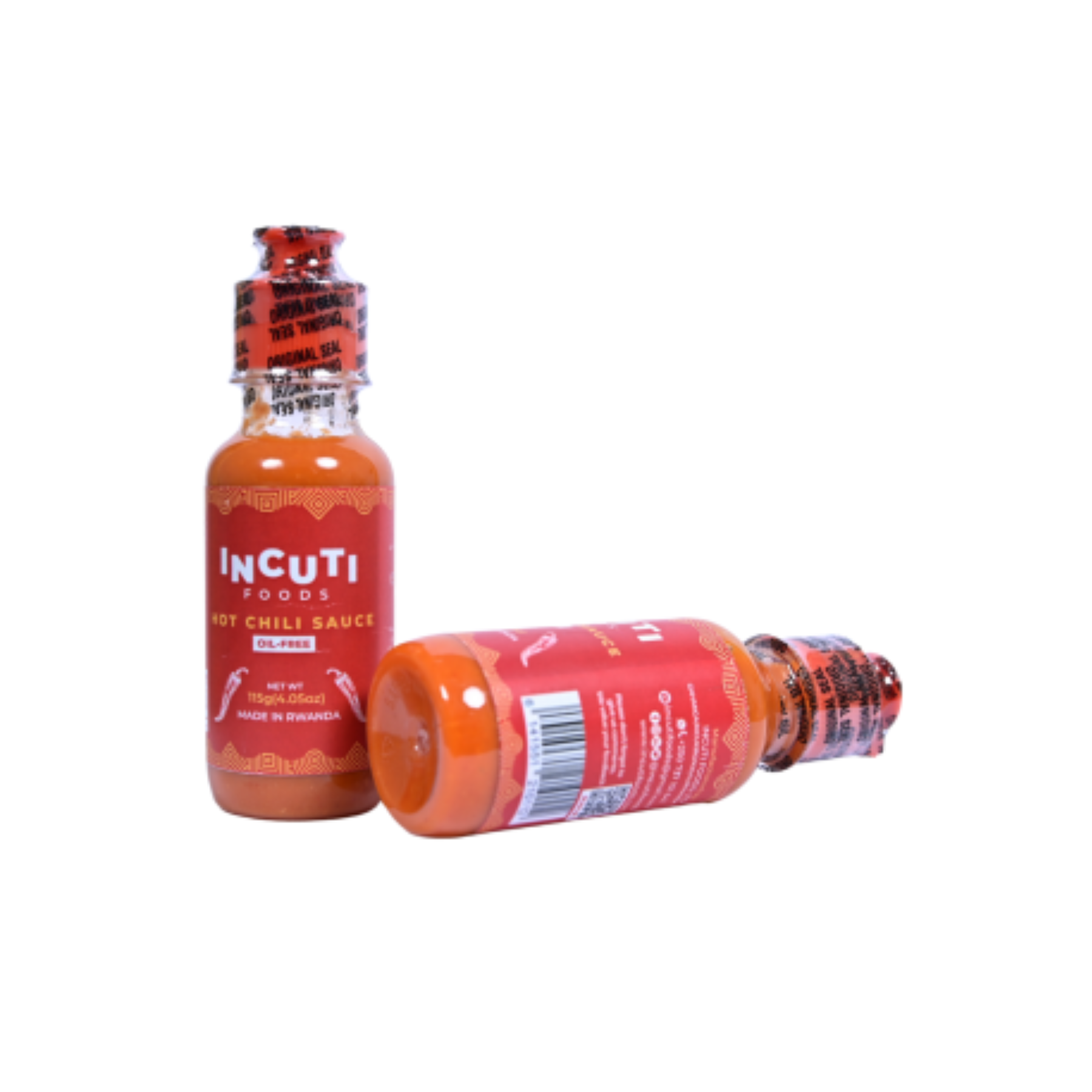 Incuti foods Hot Chili Sauce, Oil-free, 115g (1 piece)