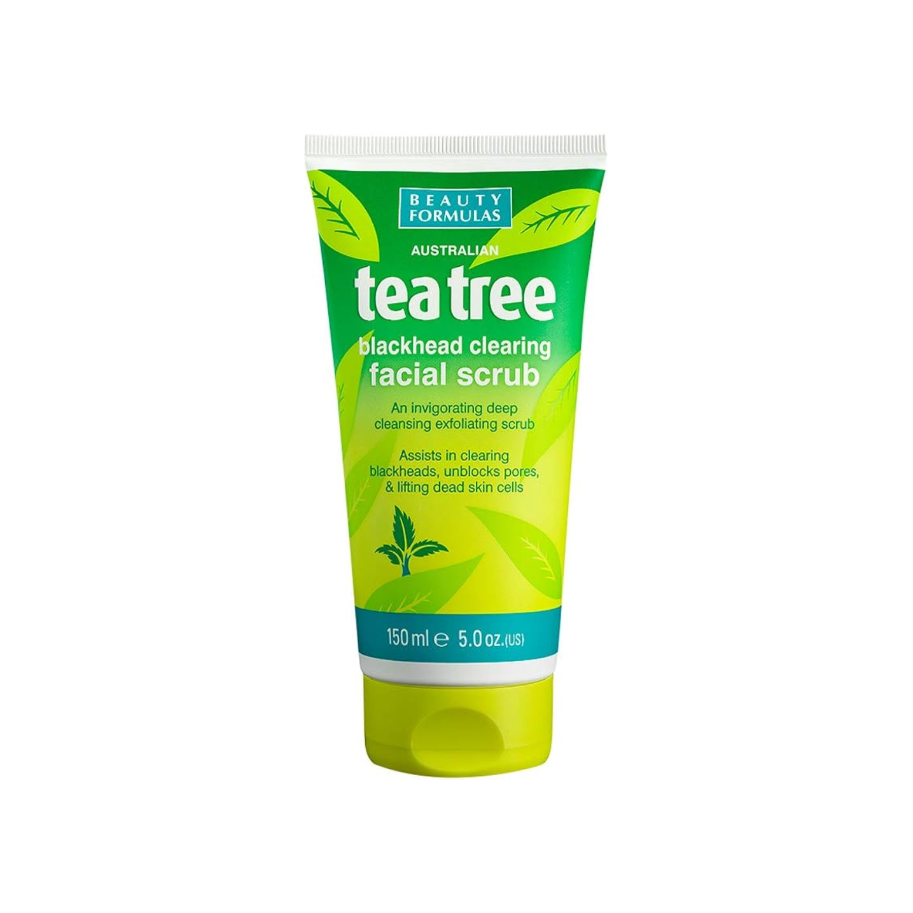 Beauty Formulas Tea Tree Blackhead Clearing Facial Scrub - 150ml