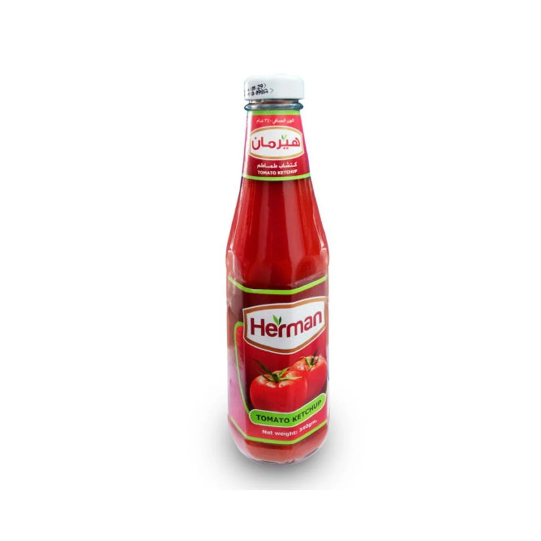 HERMAN TOMATO KETCHUP, 340g