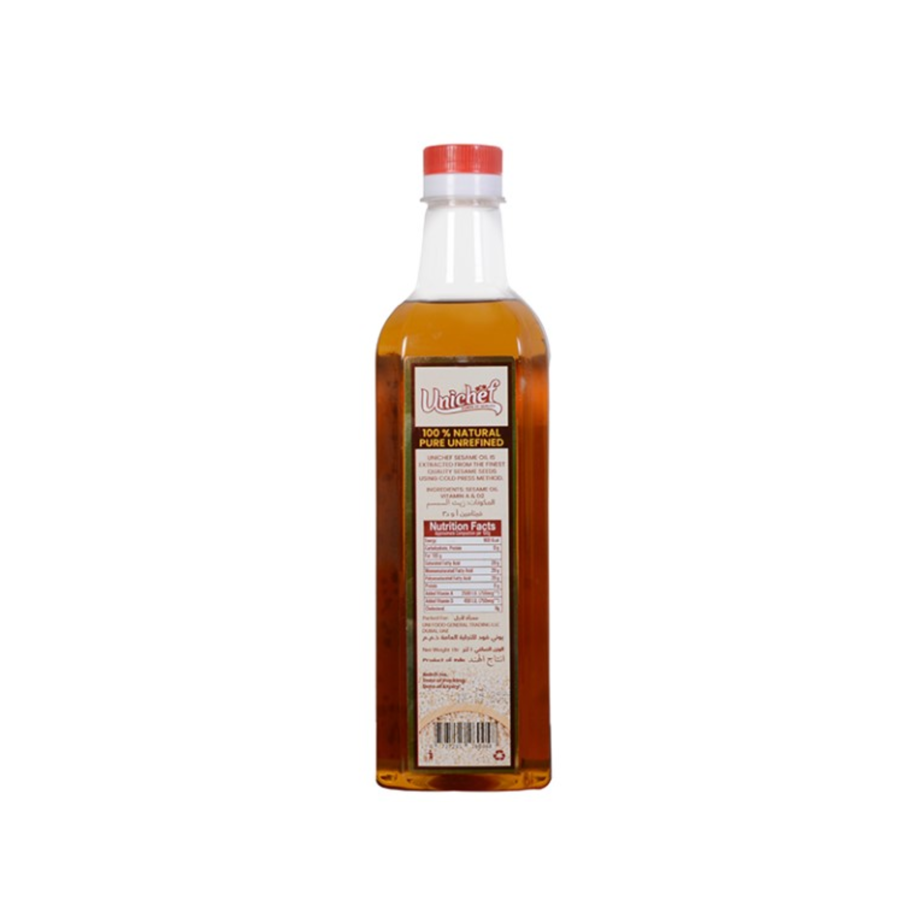 Unichef 100% Natural Pure Unrefined, 500ml