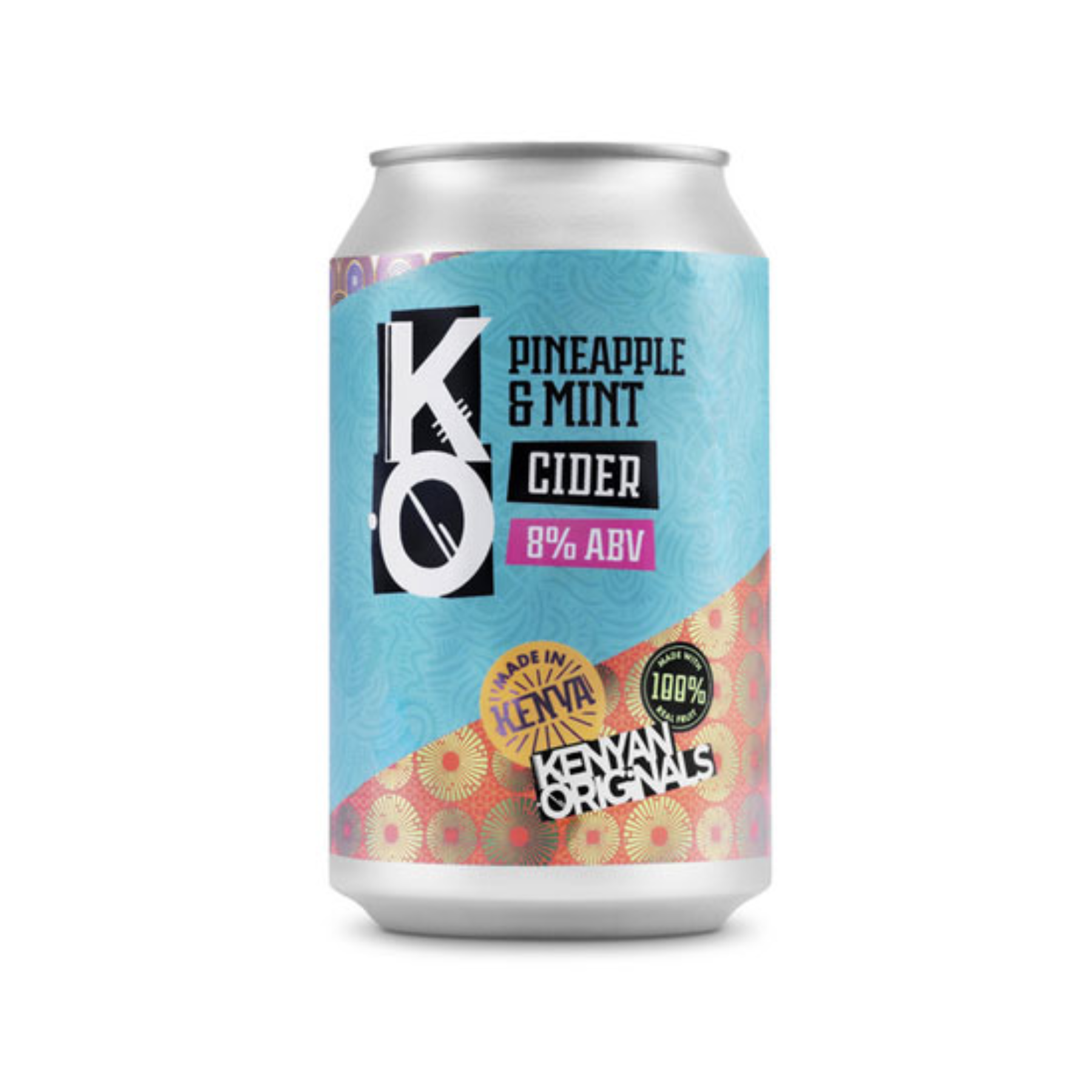 Kenyan Orginals Pineapple & Mint Cider, 330ml