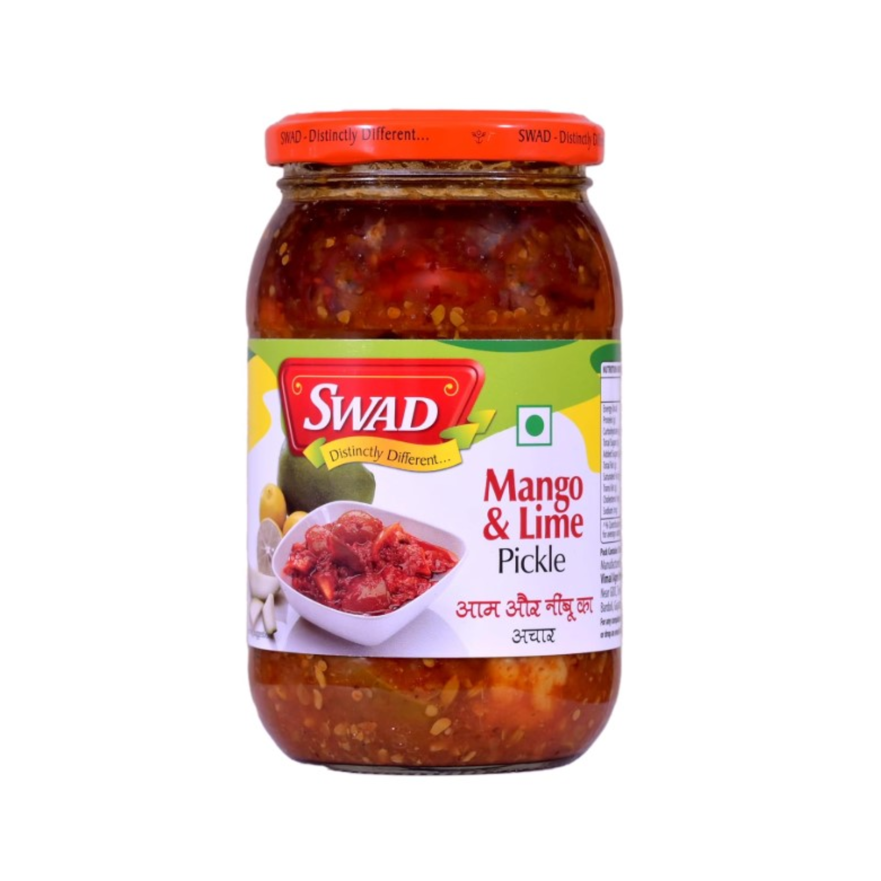 SWAD MANGO AND LIME PICKLE, 400g