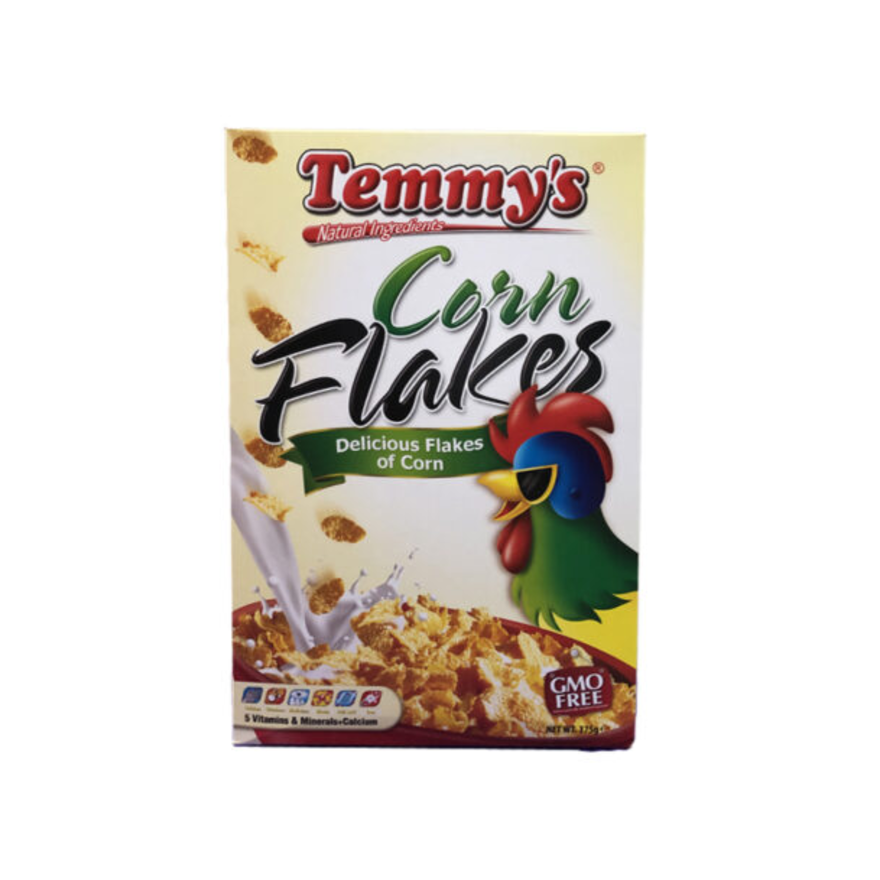 Temmy's Natural Ingredients Corn Flakes, 500g