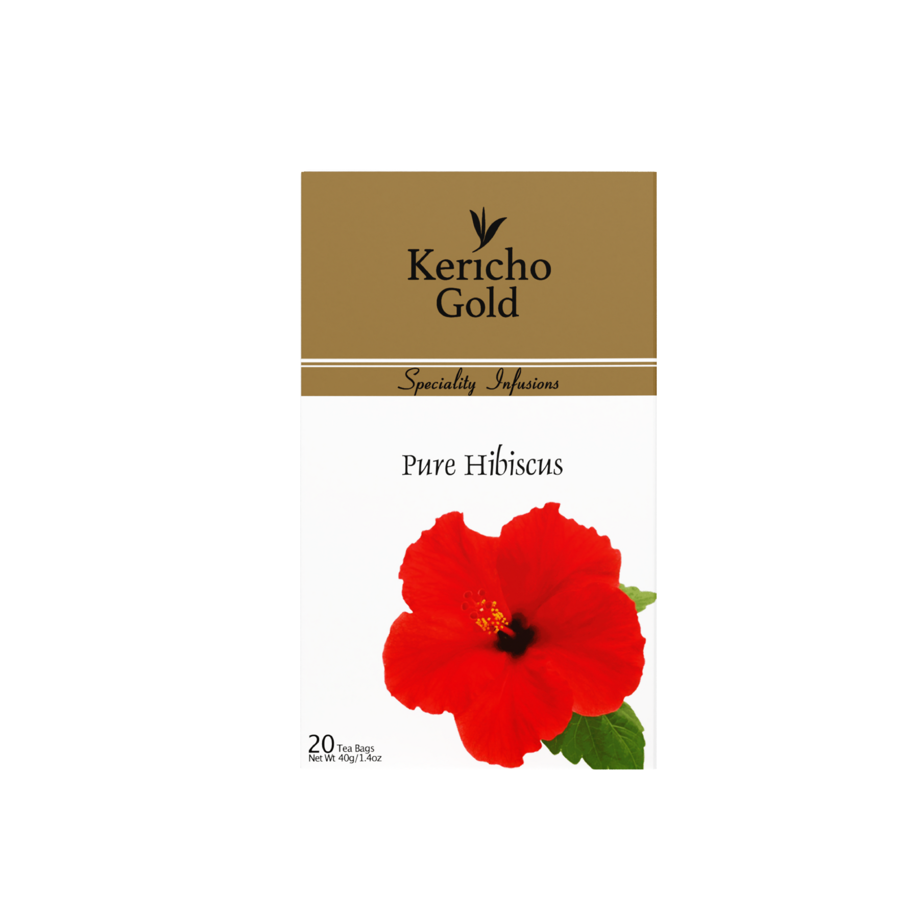 Kericho Gold Pure Hibiscus 40g, 20 Tea bags