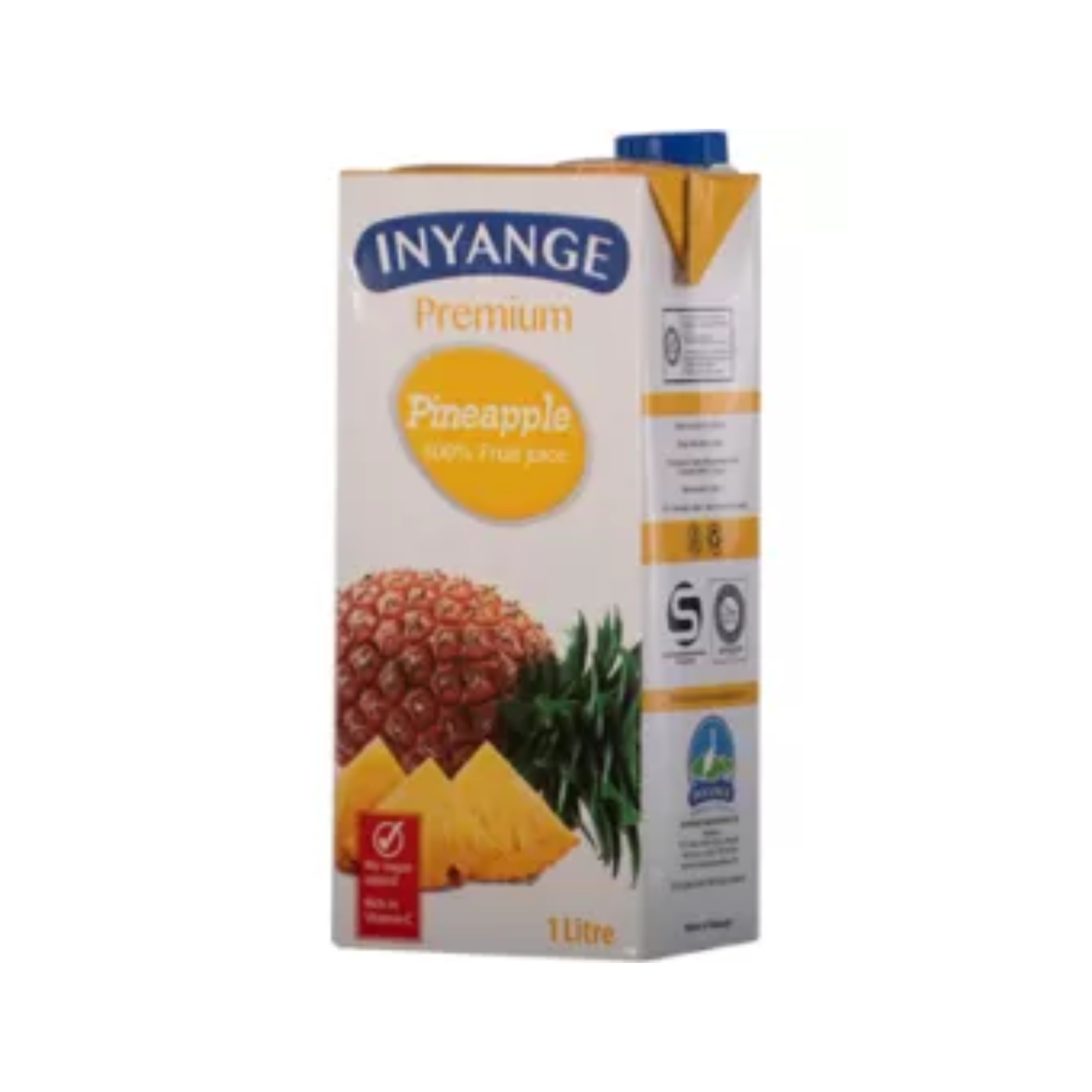 Inyange Pineapple 100% Fruit Juice, 1L