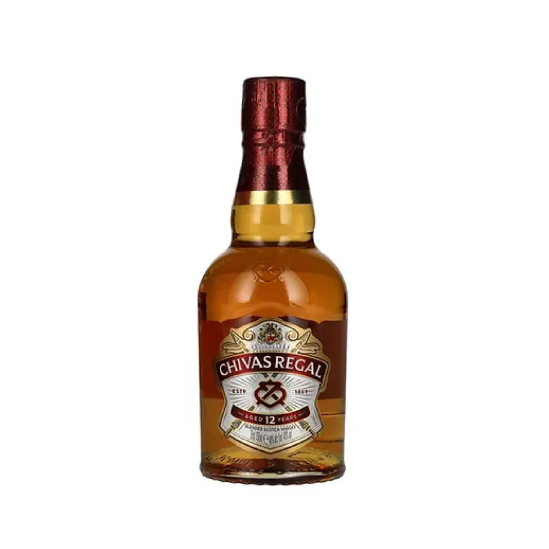 CHIVAS 12 WHISKY BOTTLE - 37.5cl