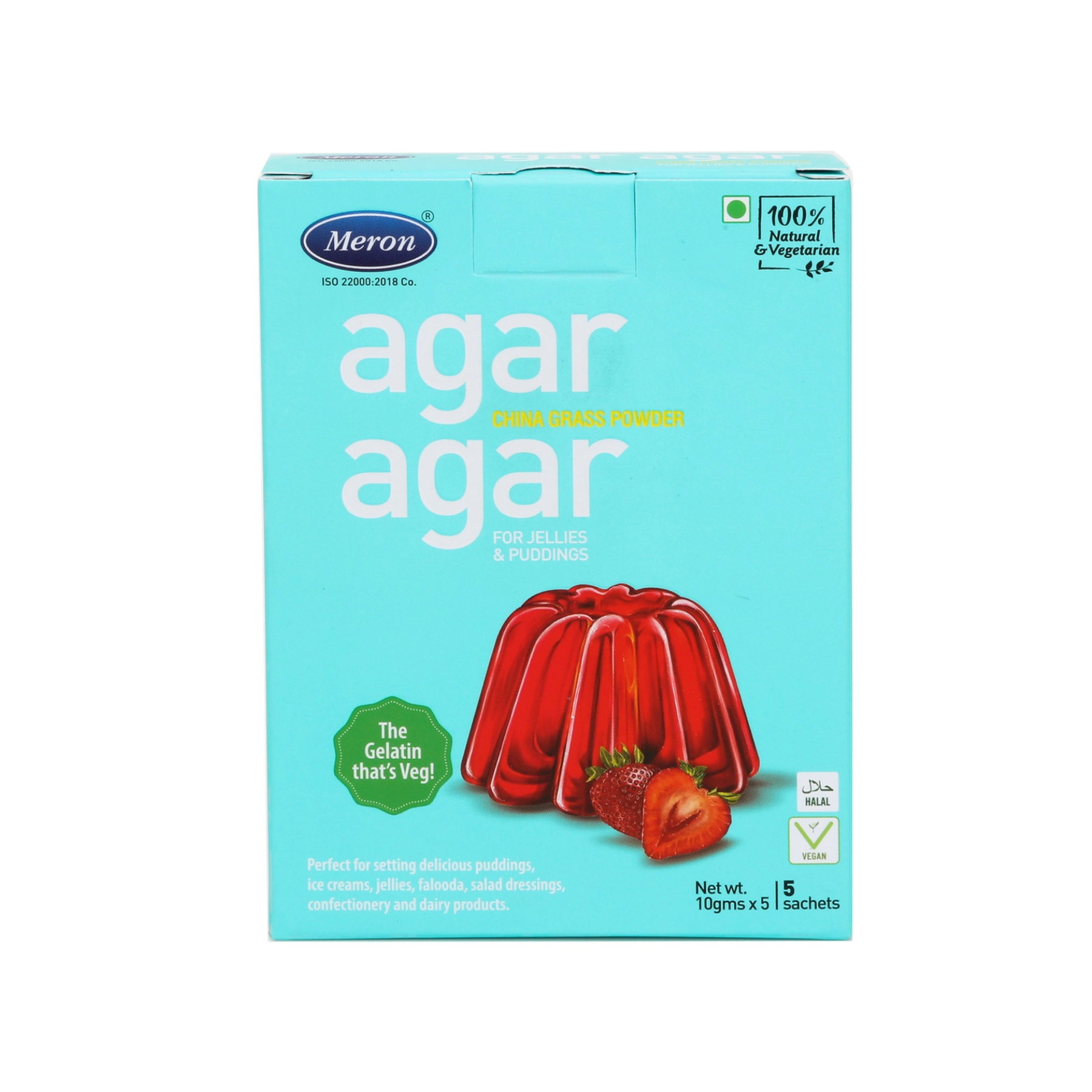 Meron agar agar, china grass powder, 5 sachets