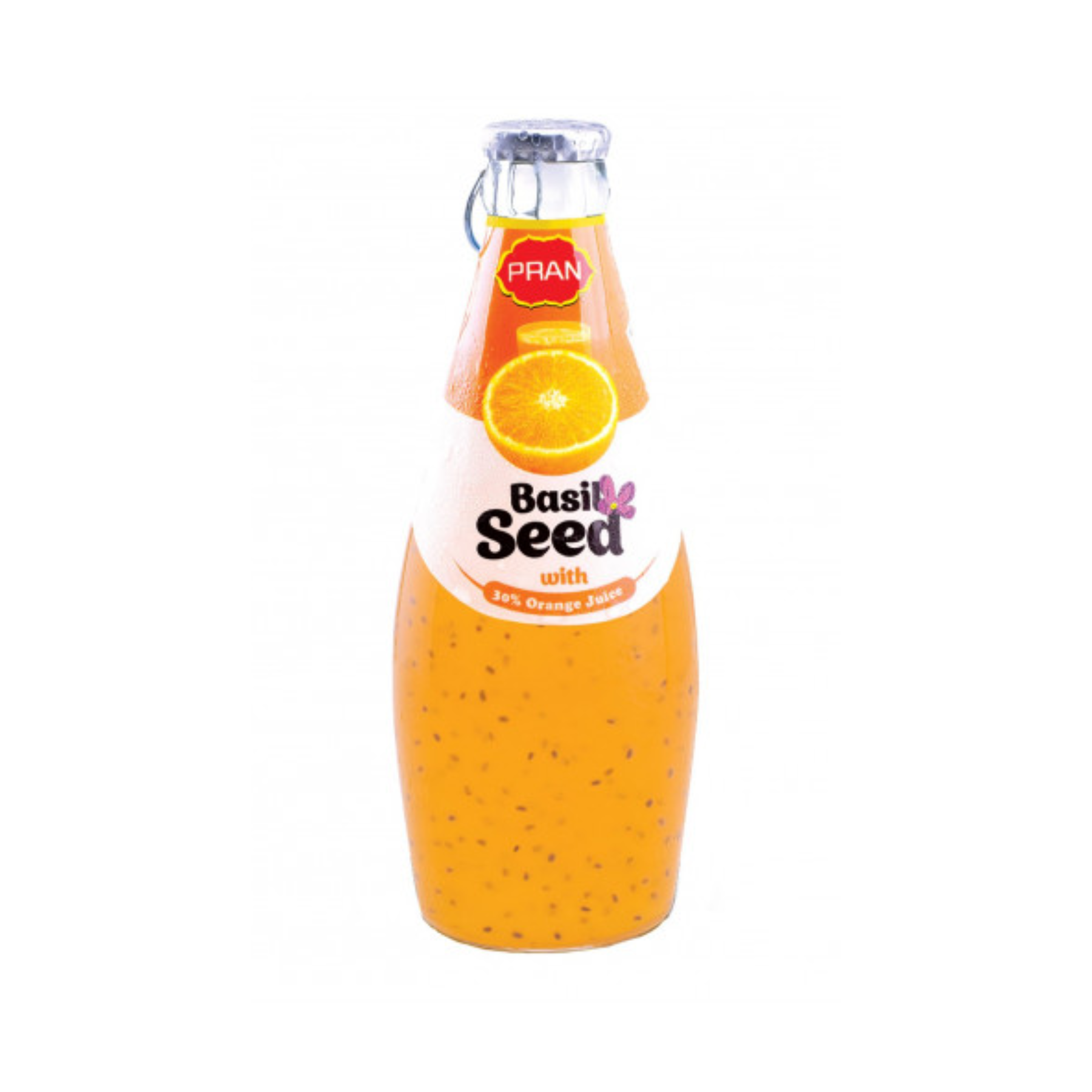 Pran Basil Seed Drink With Orange Flavour, 290ml