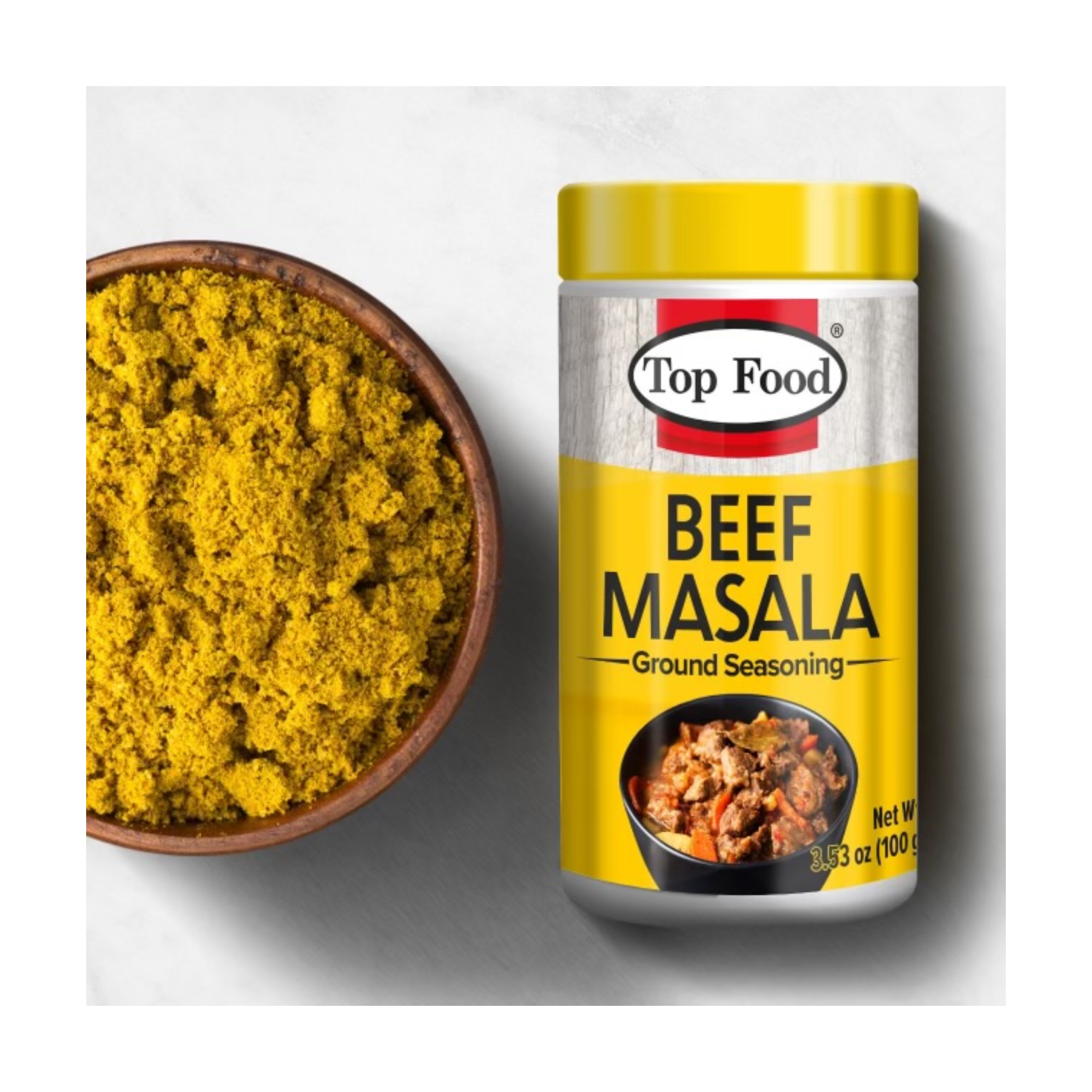 TOP FOOD BEEf MASALA GROUND SEASONING, 100g