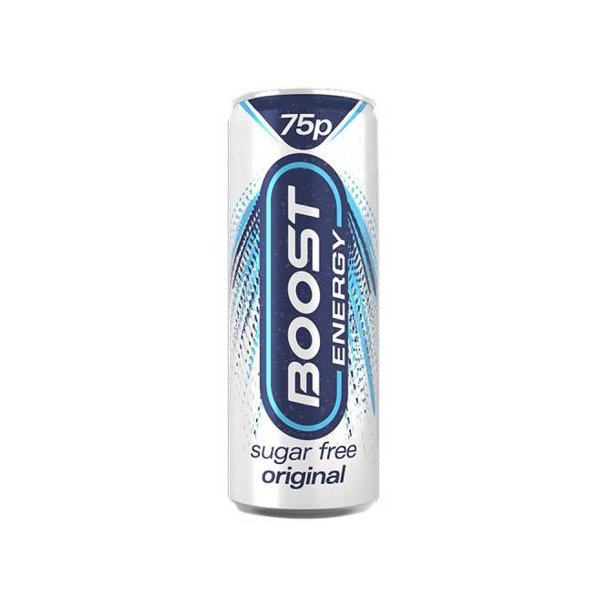 Boost sugar free energy can 250 ml