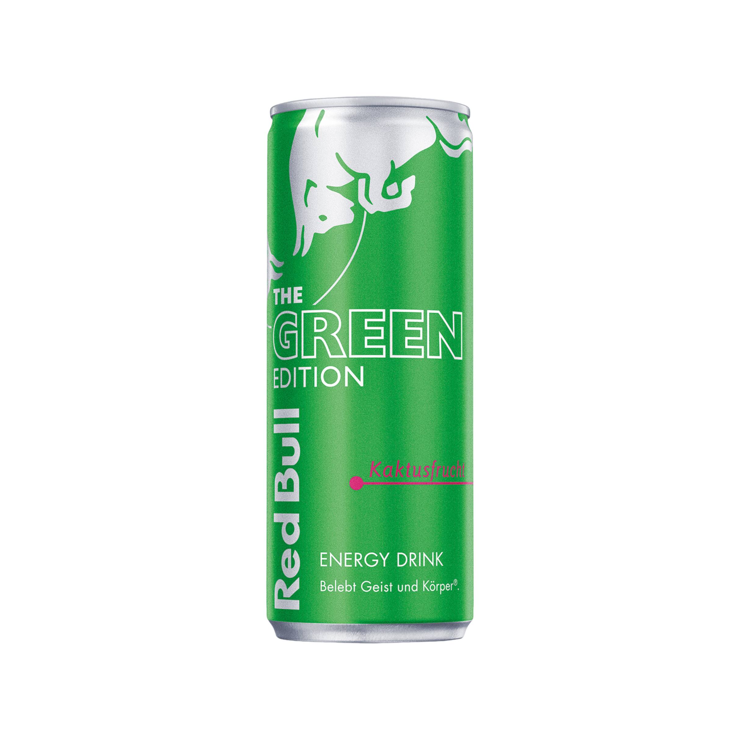 Red bull green edition cactus fruit can 250 ml