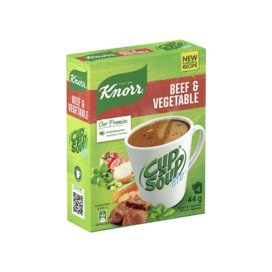 knorr cup a soup beef and vegetable 44g