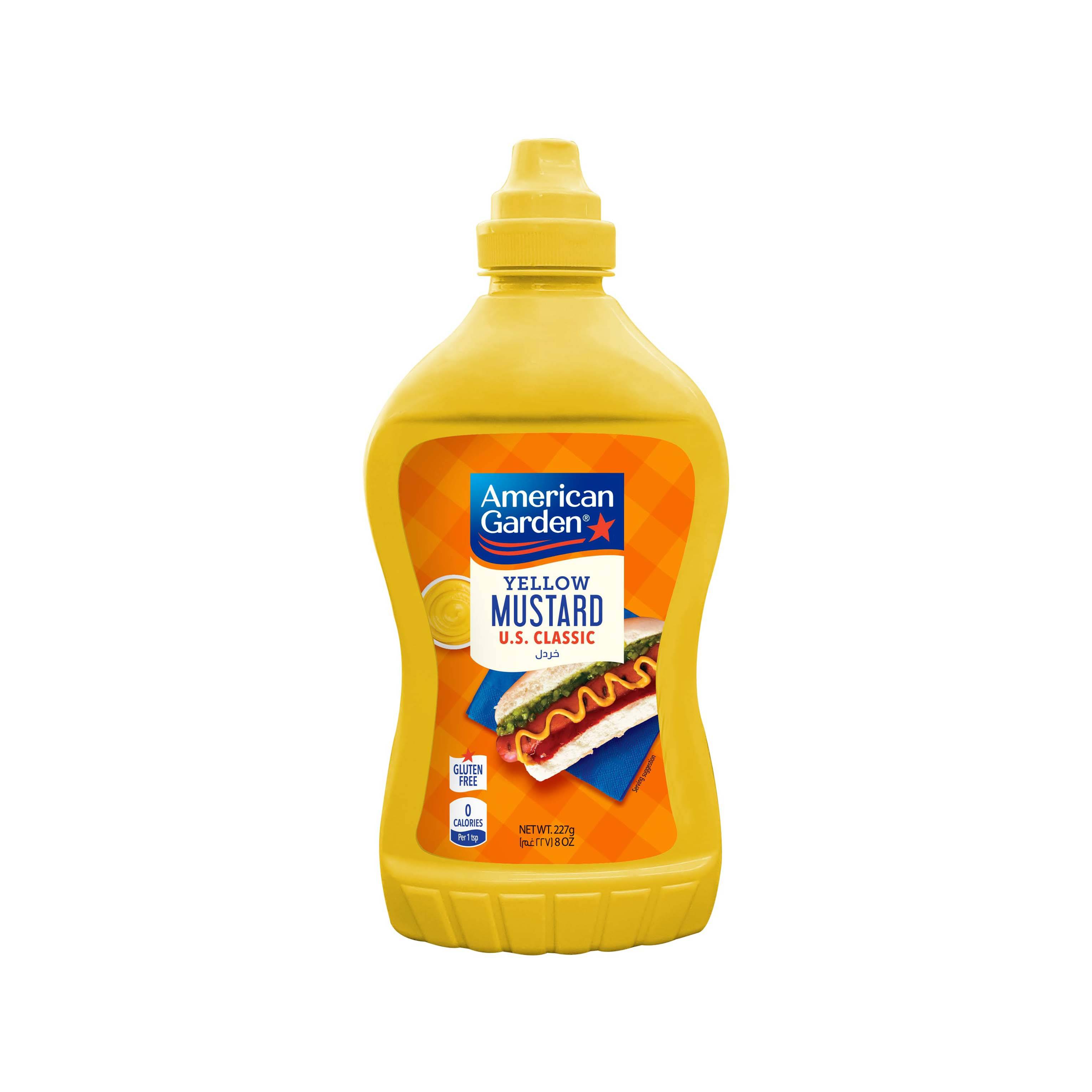 American Garden Yellow Mustard Classic 277g