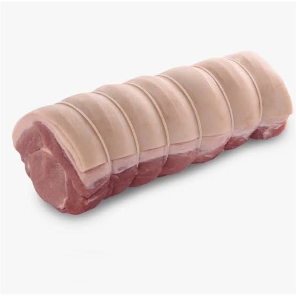 Pork loin Boneless Skin on per KG