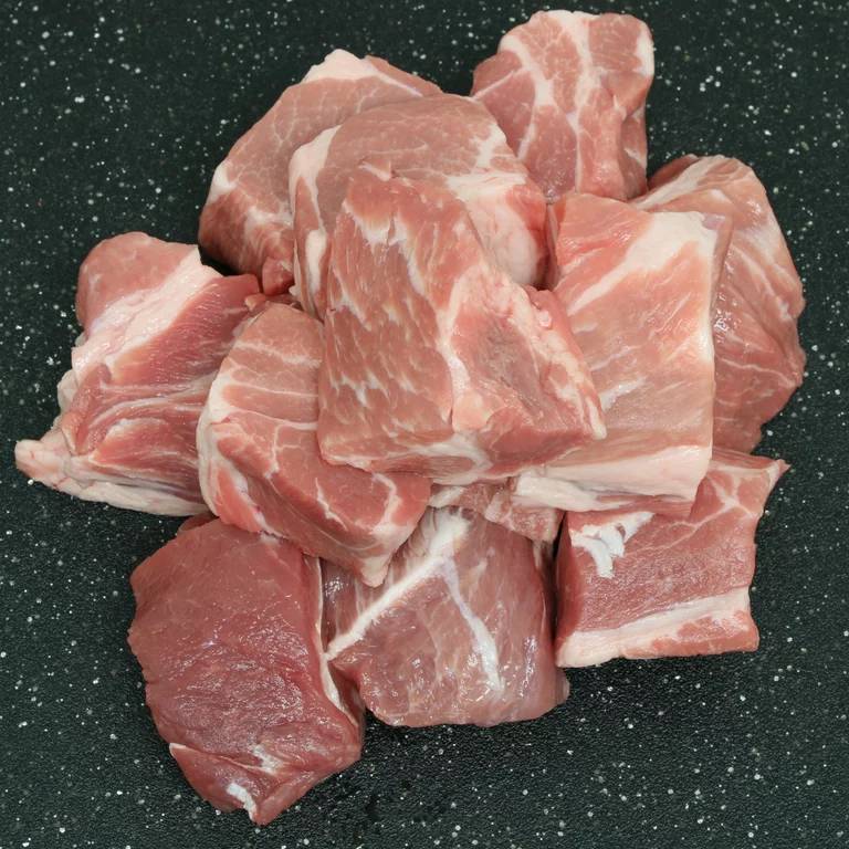 Fresh Frying pork Bone in per KG