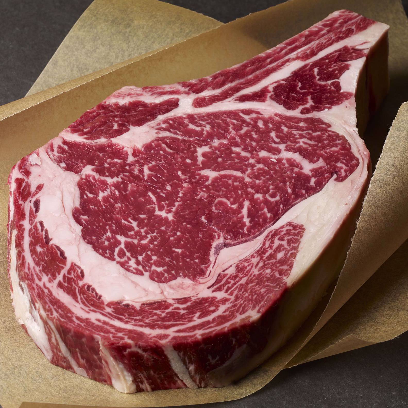 Beef Prime Ribeye steak per KG