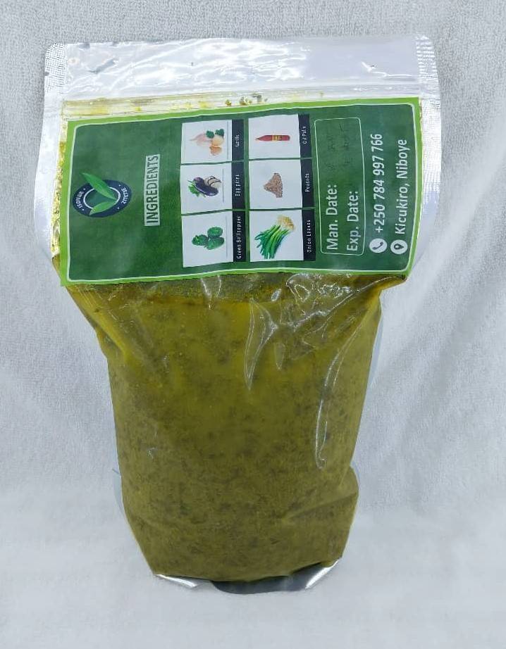 Frozen fresh cassava leaves 1kg