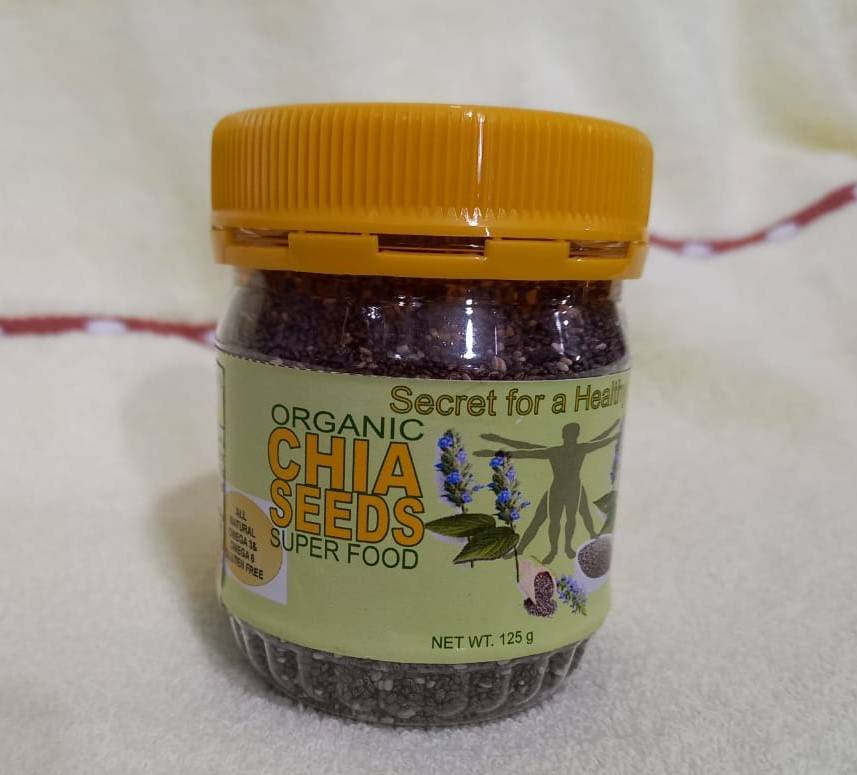 Chia seeds organics Super Food 125gr
