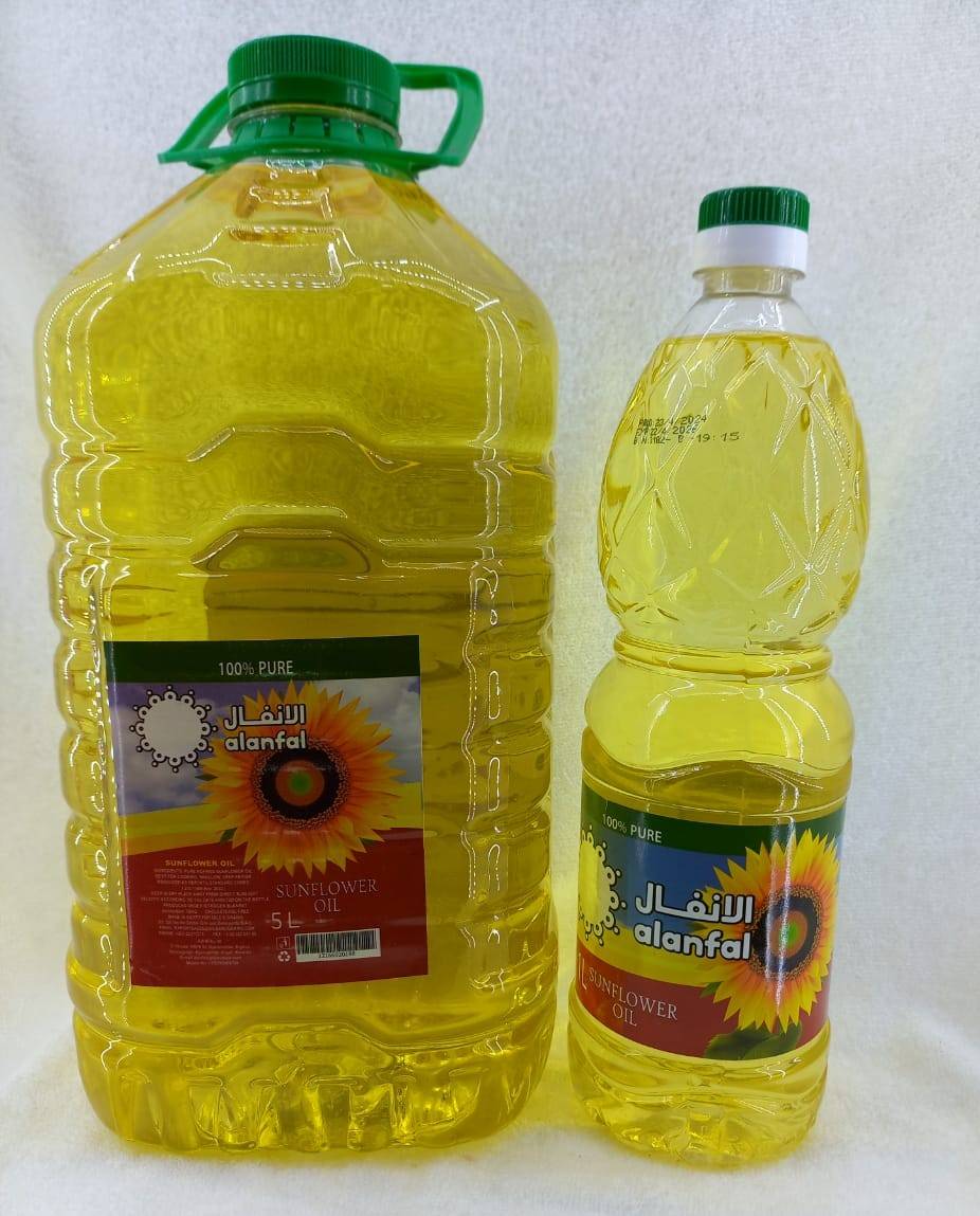 100% alanfal Sunflower Oil 5L