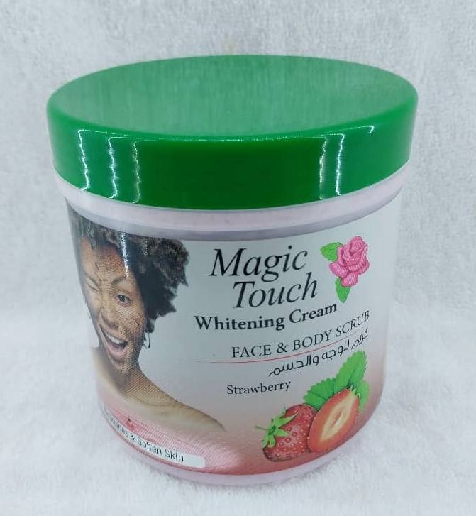 Magic Touch Whitening Cream FACE & BODY SCRUB Strawberry 500ml