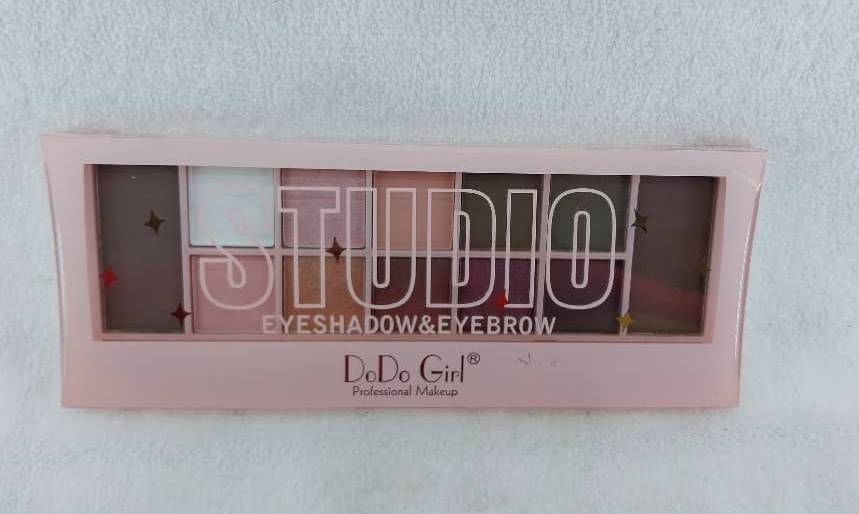 STUDIO Eyeshadow & Eyebrow DoDo Girl Professional Makeup 12.6gr