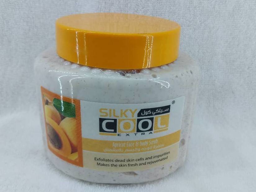 Silky Cool Apricot Face & Body Scrub 500ml
