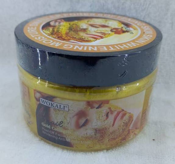 WOKALI Snail Gold Collagen Peel Off Mask Whitening Anti-Wrinkle Mask 300gr