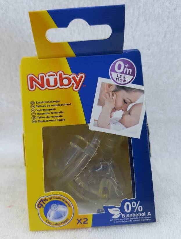 Nûby Replacement nipple (Tétines de remplacement) 0m+