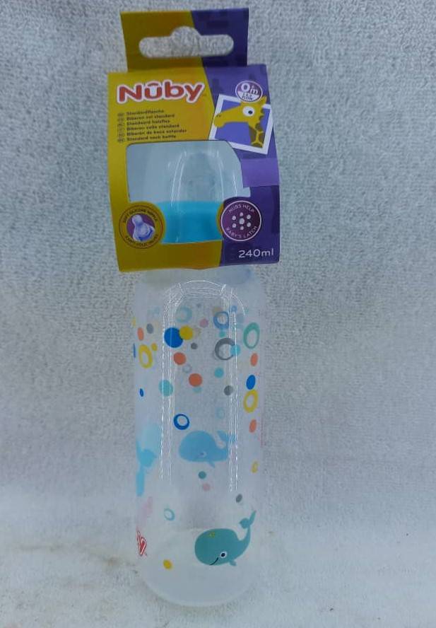 Nûby Standard Neck Bottle (Biberon col standard) 0m+ 240ml