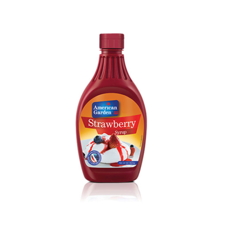 American Garden Strawberry Syrup 680gr