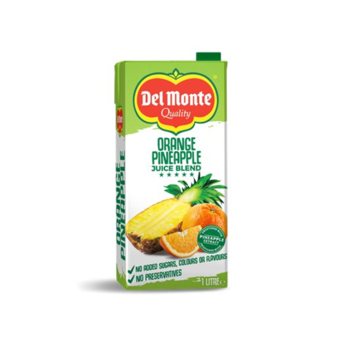 Del Monte Orange Pinepple Juice Blend 1L