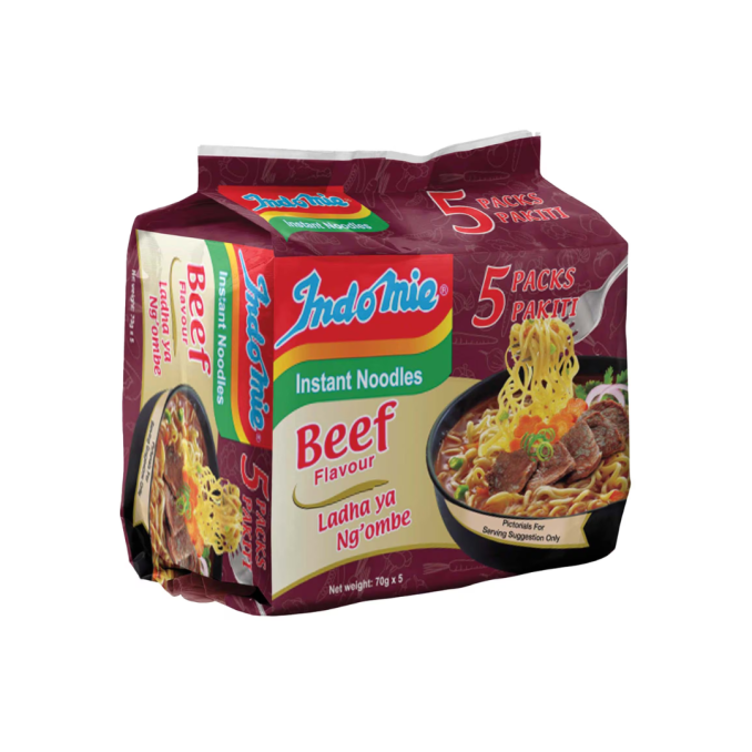 Indomie instant Noodles Beef Flavour 70gr 5pcs