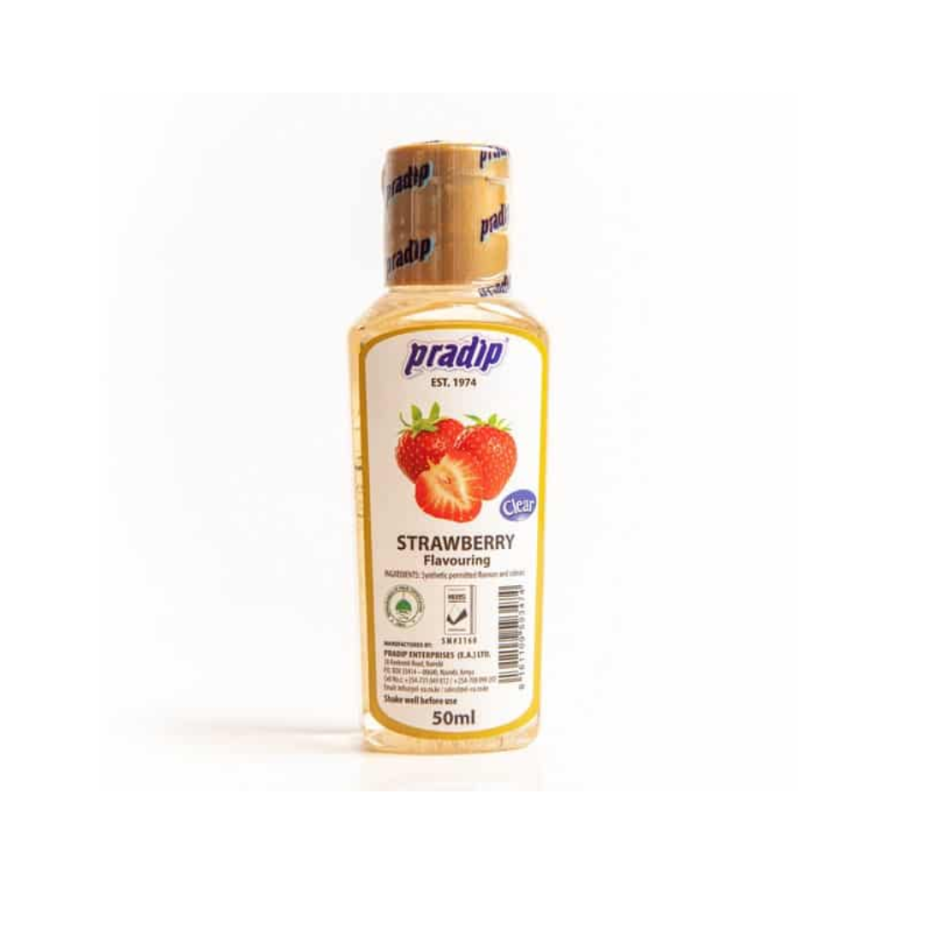 Pradip Clear Strawberry Flavouring Essence 50ml