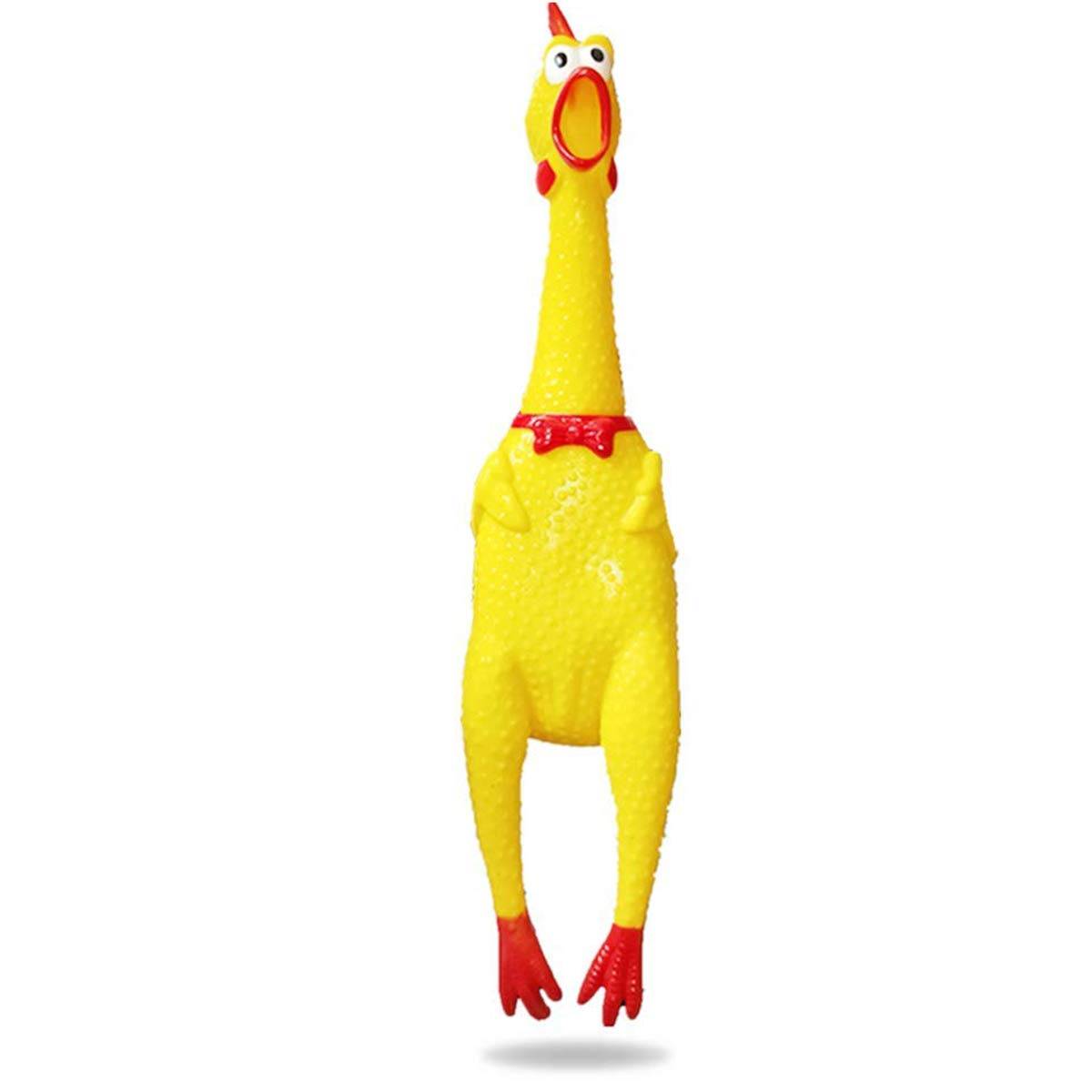 SHRILLING CHICKEN RUBBER TOY
