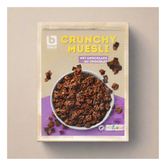 CRUNCHY CHOCOLATE MUESLI BY BONI-700G