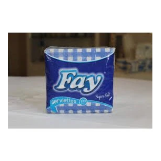 FAV BLUE SUPER SOFT SERVIETTES 100PC/PACK