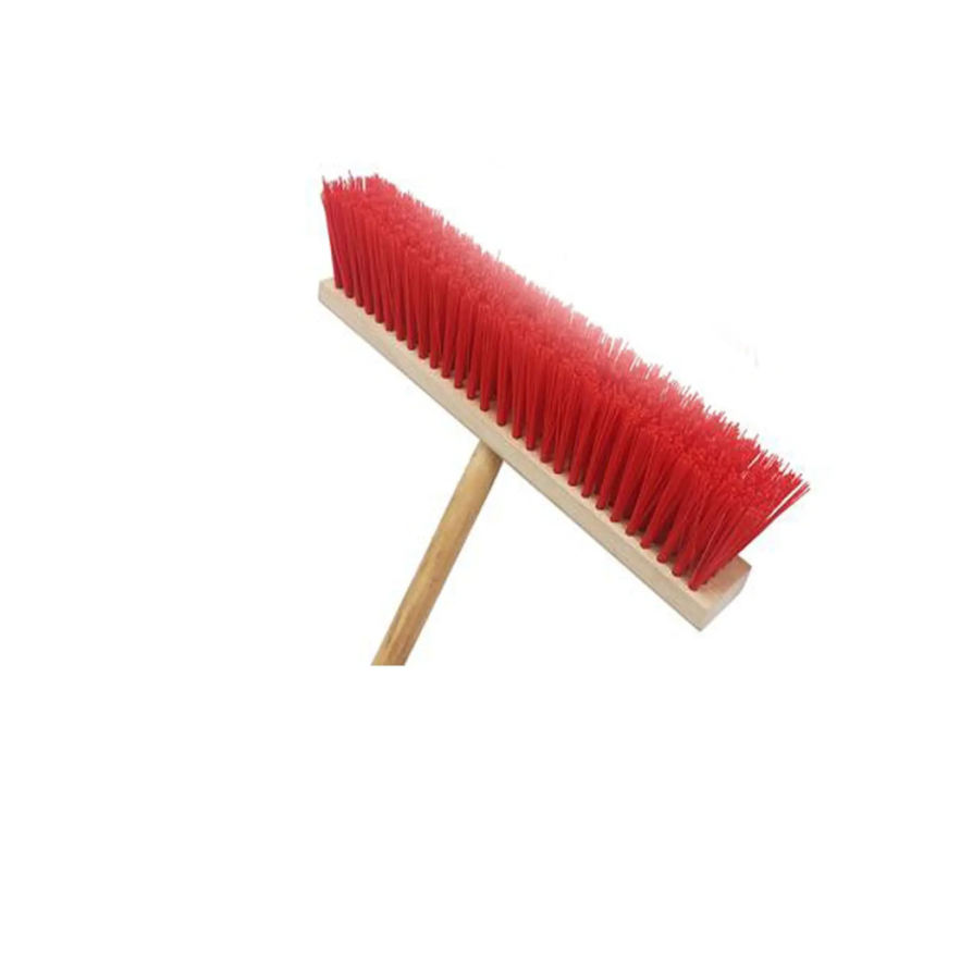 WOODEN RED BROOM