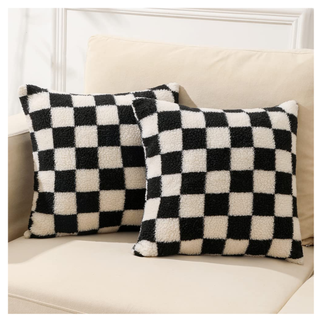 CHECKERED PILLOW