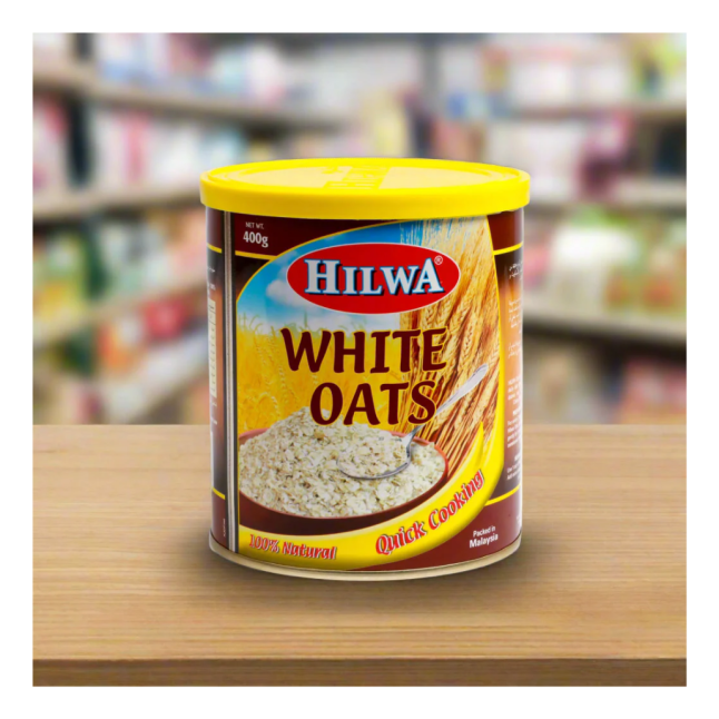 HILWA WHITE OATS-400G QUICK COOKING OATMEAL